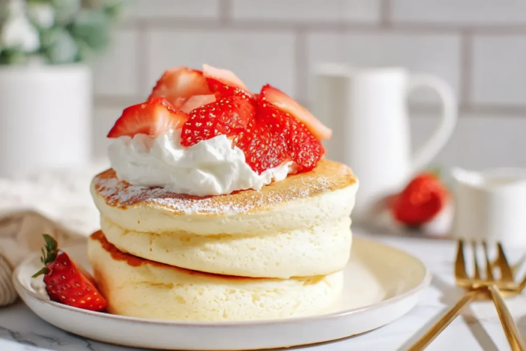 Japanese Soufflé Pancakes - Quick 30-Minute Fluffy Recipe
