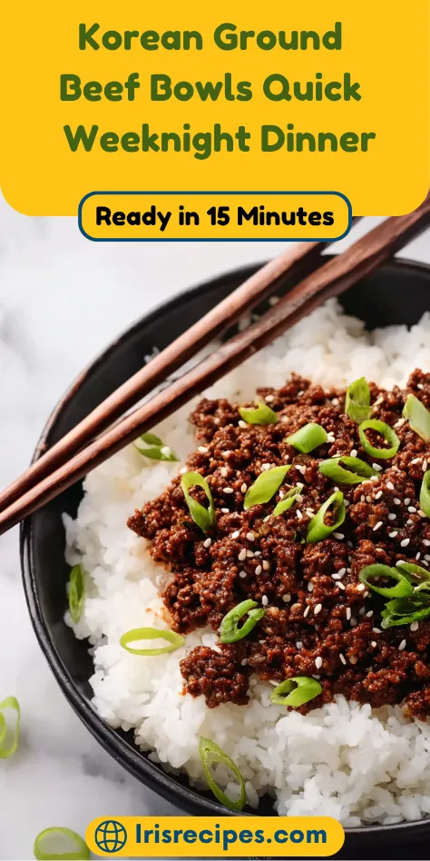 Korean Ground Beef Bowls