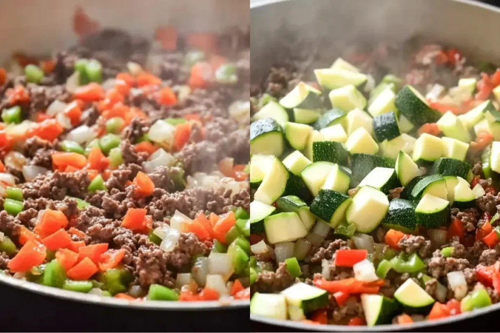 Meal Prep Unstuffed Pepper Bowls with Ground Beef