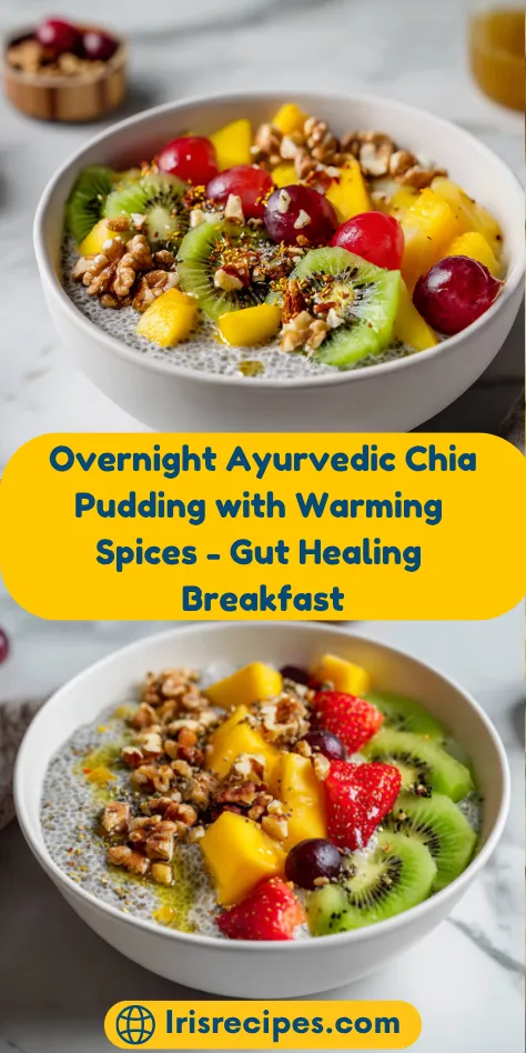 Overnight Ayurvedic Chia Pudding with Warming Spices