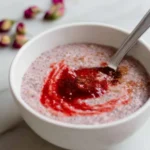 Perfect Rose Coconut Chia Seed Pudding - Healthy Breakfast