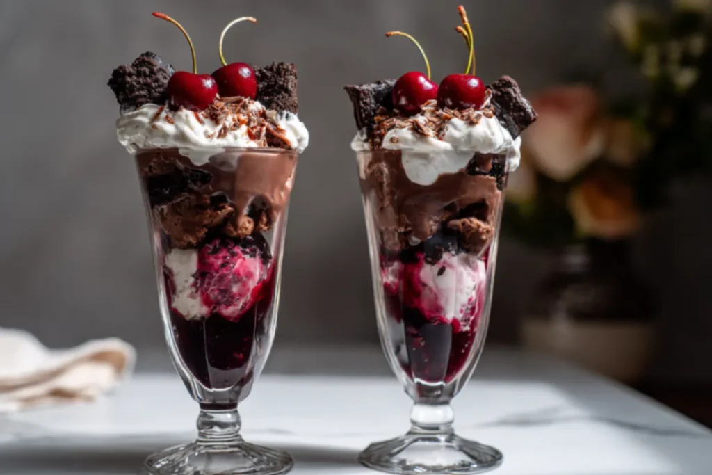 Quick Black Forest Ice Cream Sundae