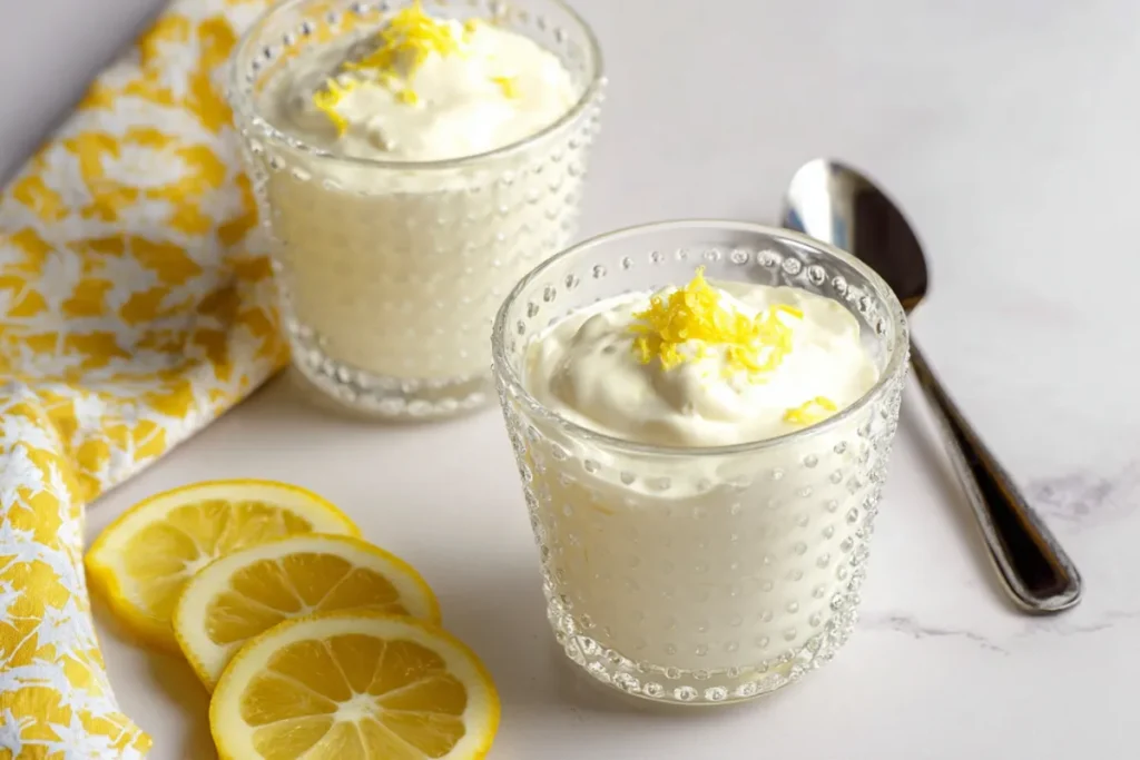 Quick Lemon Mousse Recipe
