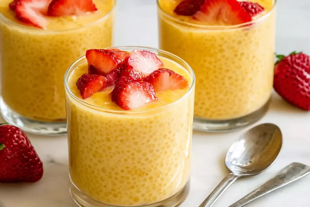 Quick Mango Tapioca Pudding Recipe (Gluten-Free)
