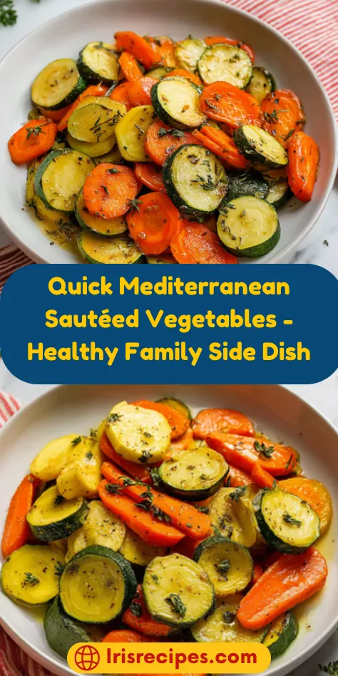 Quick Mediterranean Sautéed Vegetables - Healthy Family Side Dish