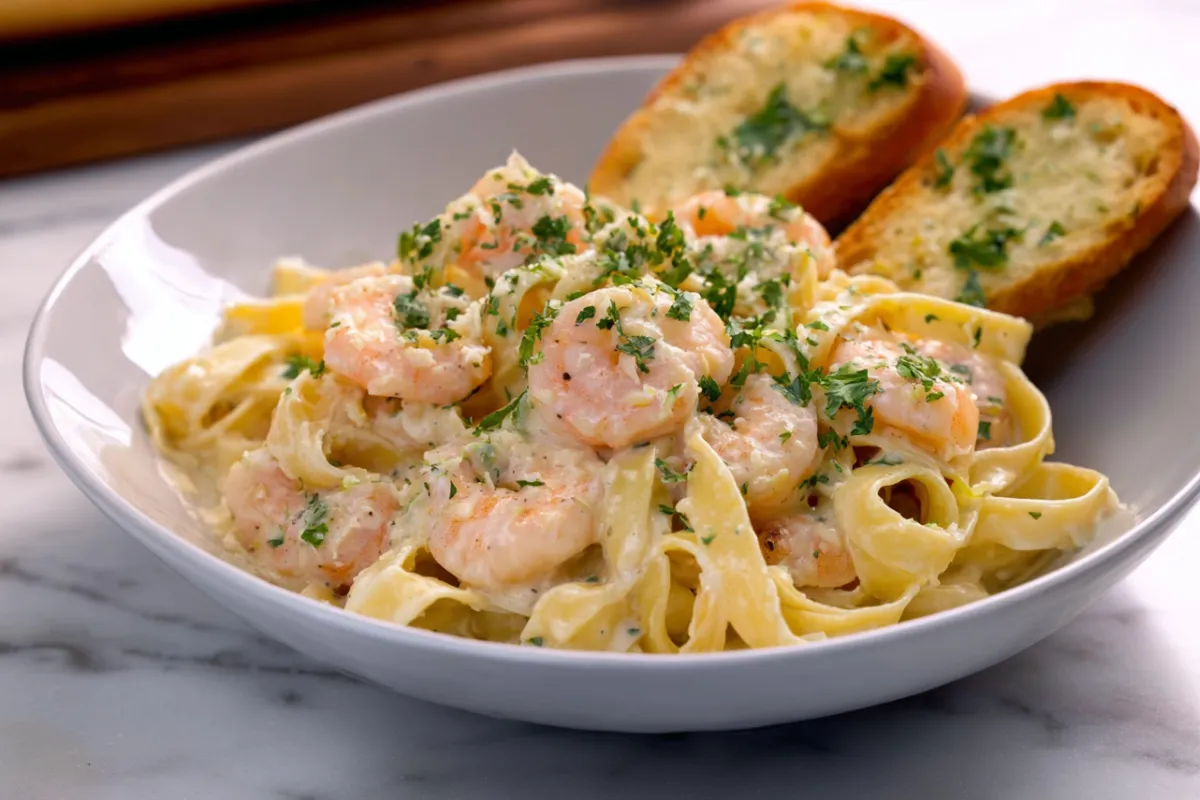 Quick Shrimp Fettuccine Alfredo for Busy Nights