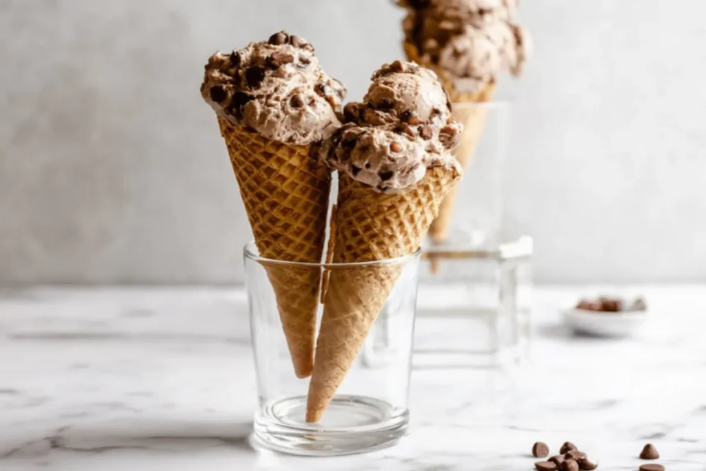 Rich Homemade Chocolate Ice Cream