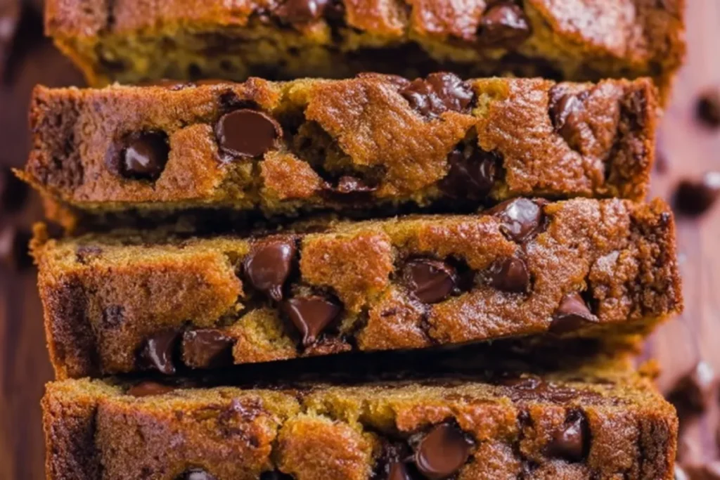 Simple Chocolate Chip Banana Bread from Scratch