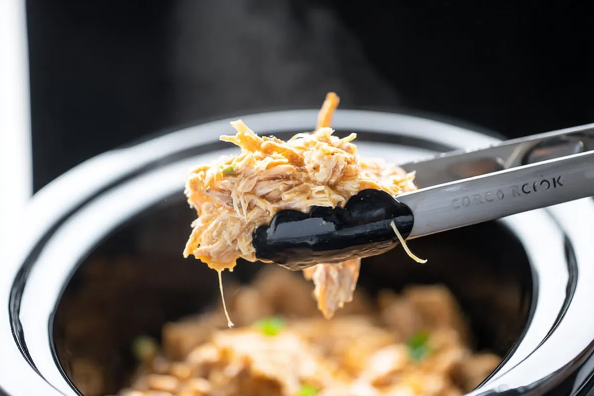 Slow Cooker Honey Lime Shredded Chicken for Tacos