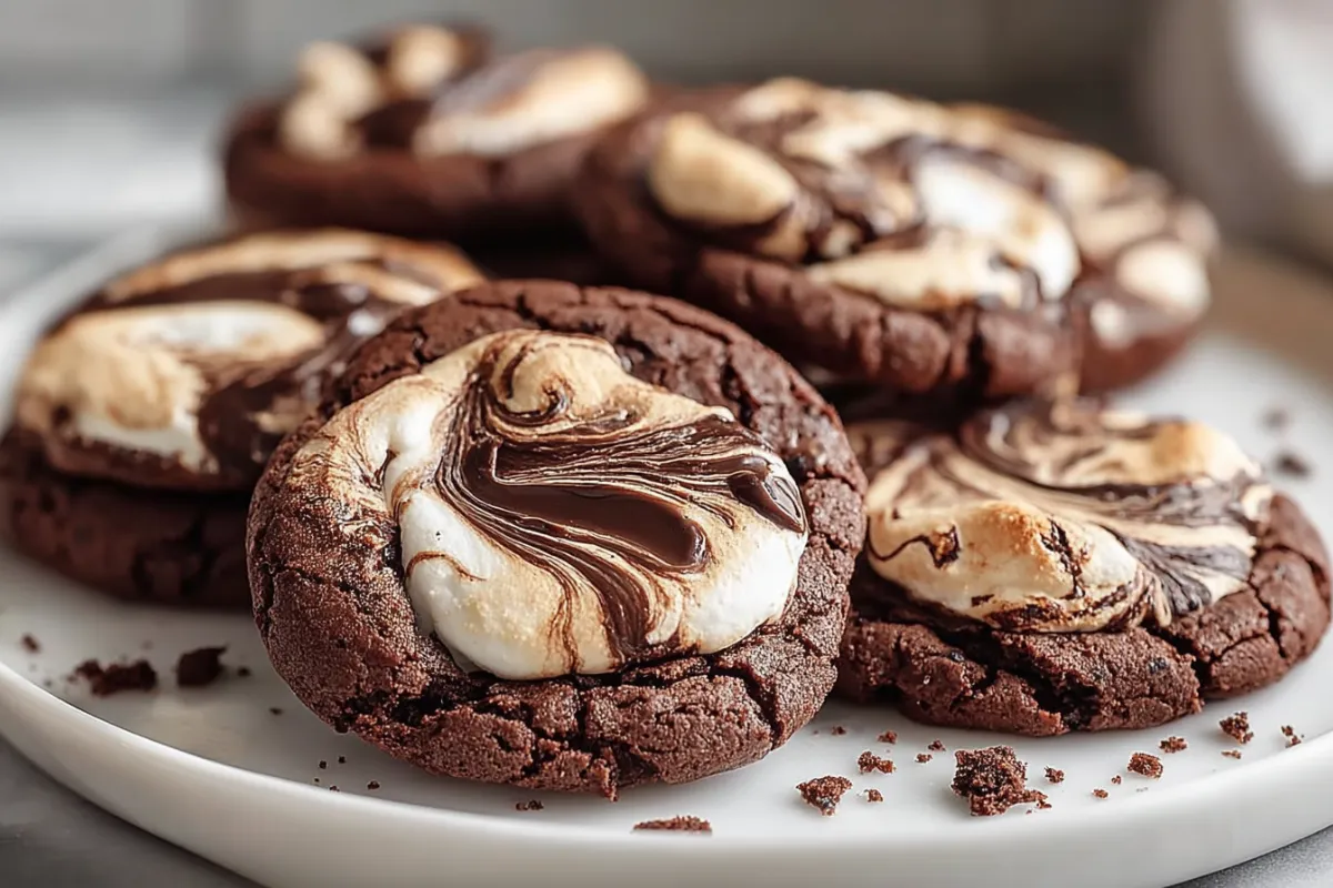 Soft Marshmallow Swirl Cookies in 30 Minutes