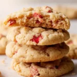 Strawberry Shortcake Cookies (Soft & Chewy)