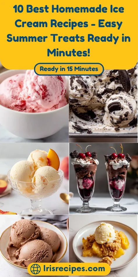 10 Best Homemade Ice Cream Recipes - Easy Summer Treats Ready in Minutes