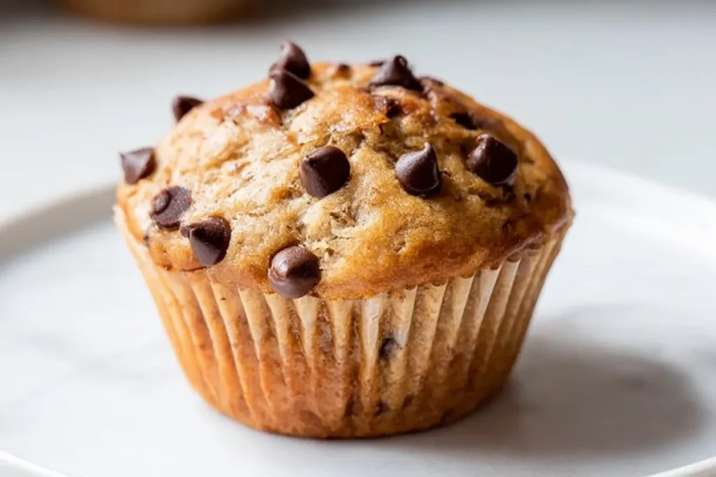 5-Ingredient Peanut Butter Banana Muffins