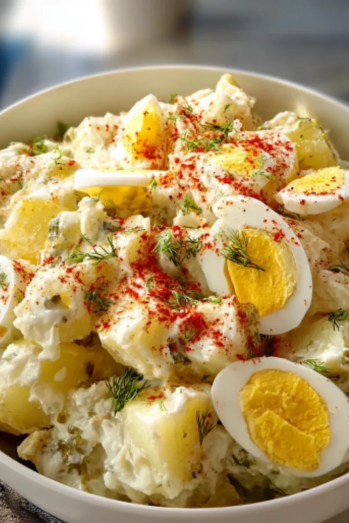 Amazing Dill Pickle Potato Salad With Eggs