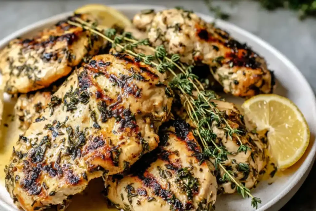 Amazing Zesty Lemon Herb Grilled Chicken (One-Pan Recipe)