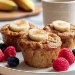 Banana Cottage Cheese Muffins (High Protein Recipe)