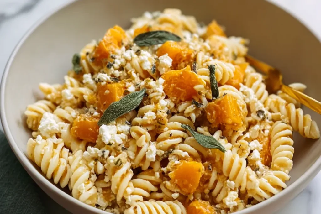 Best Baked Feta Butternut Squash Pasta
