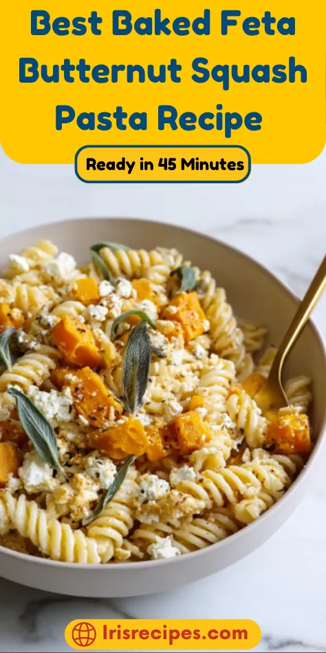 Best Baked Feta Butternut Squash Pasta Recipe