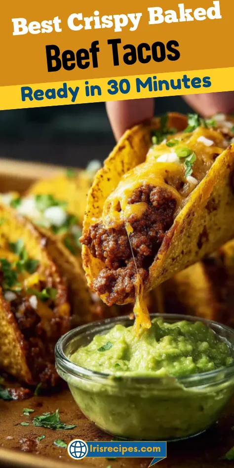 Best Crispy Baked Beef Tacos - Ready in 30 Minutes