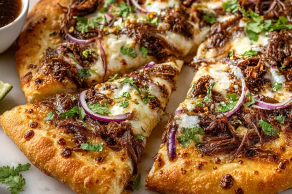 Best Crispy Oven-Baked Birria Pizza
