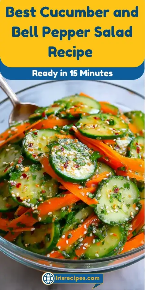 Best Cucumber and Bell Pepper Salad Recipe
