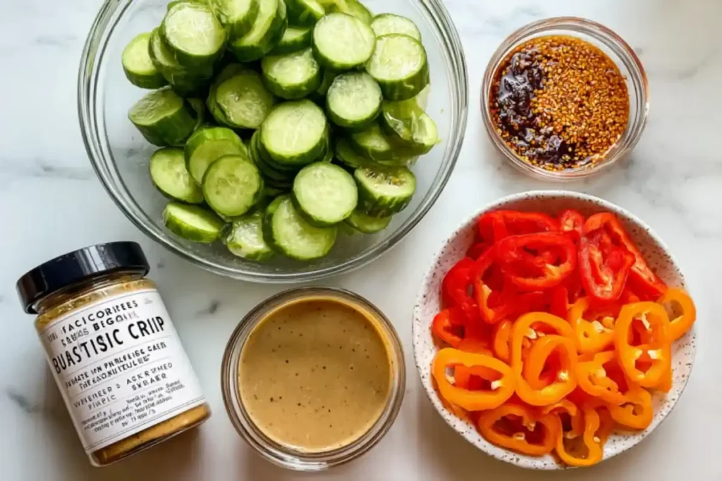 Best Cucumber and Bell Pepper Salad Recipe (15 Minutes)