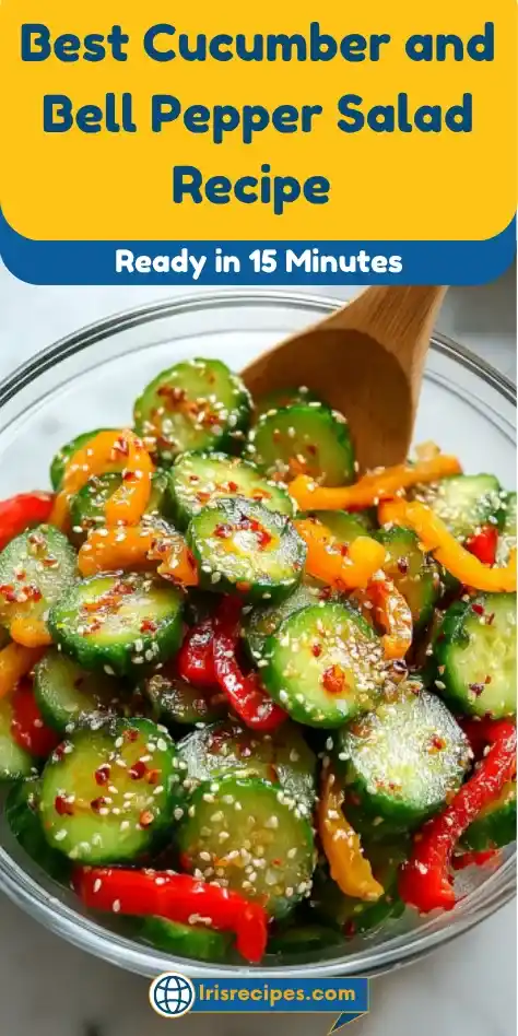 Best Cucumber and Bell Pepper Salad Recipe