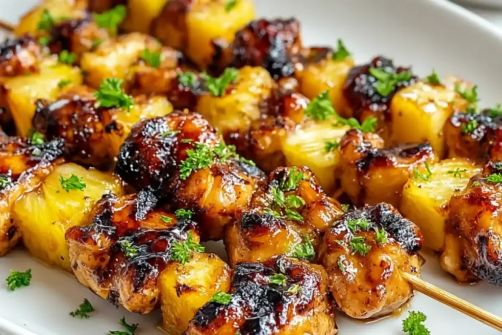 Best Easy Hawaiian Chicken Kabobs for Summer Grilling