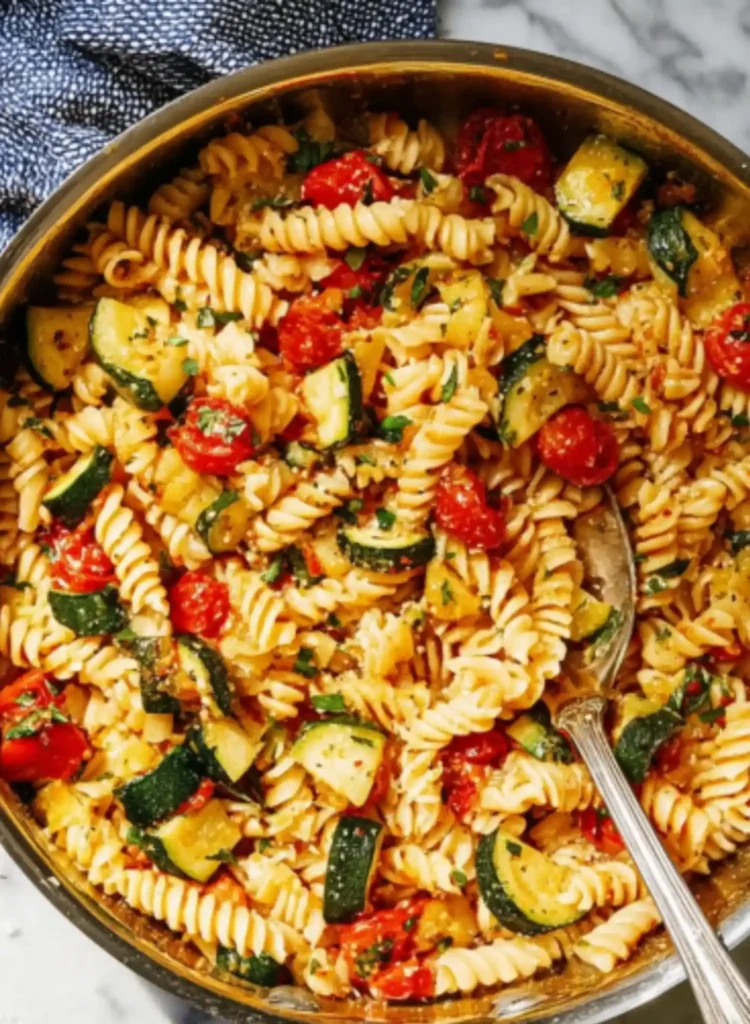 Best Healthy Tomato Zucchini Pasta - Easy & Quick
