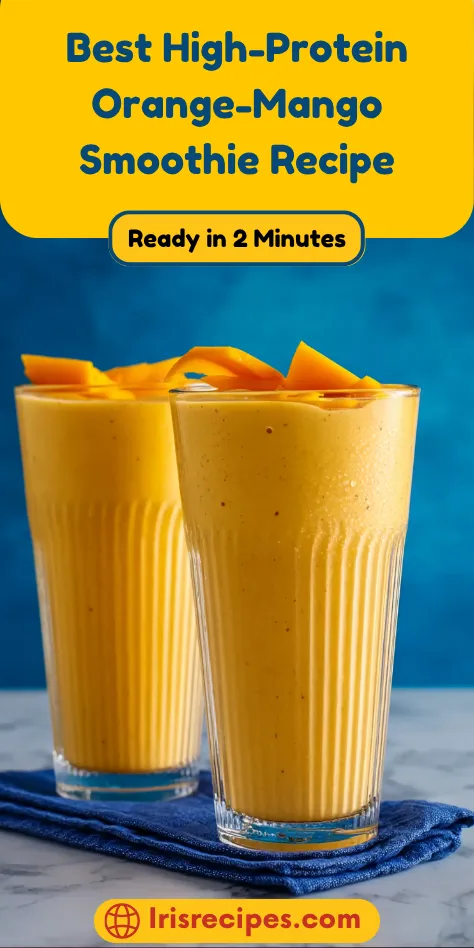 Best High-Protein Orange-Mango Smoothie Recipe