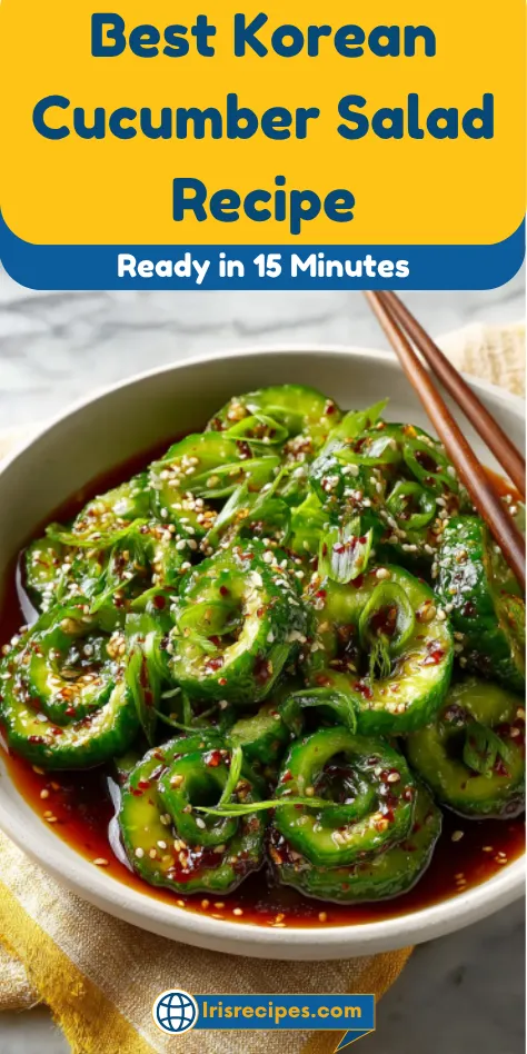 Best Korean Cucumber Salad Recipe