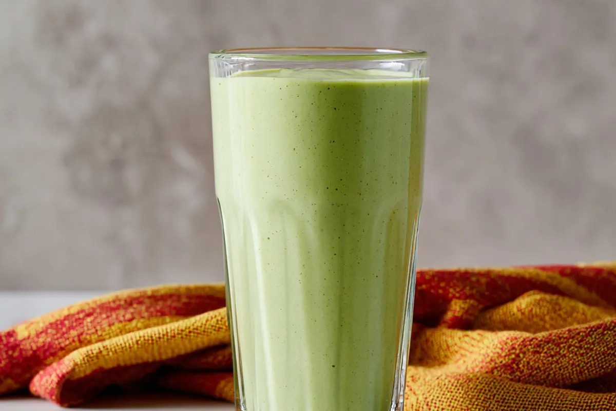 Creamy Almond Banana Avocado Smoothie for Breakfast