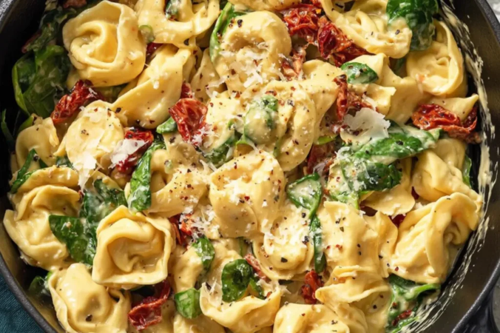 Creamy Tuscan Tortellini - Ready In 20 Minutes