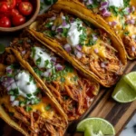 Crock Pot Chicken Tacos (Set It and Forget It)