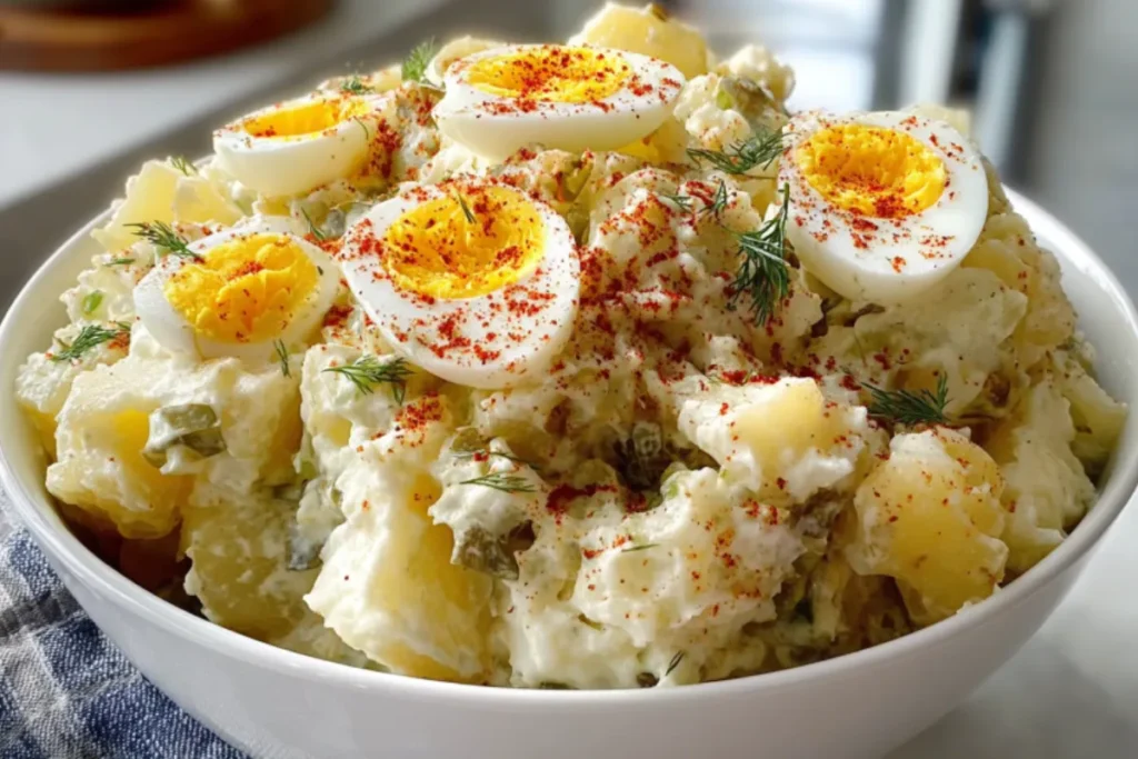 Dill Pickle Potato Salad With Eggs Recipe