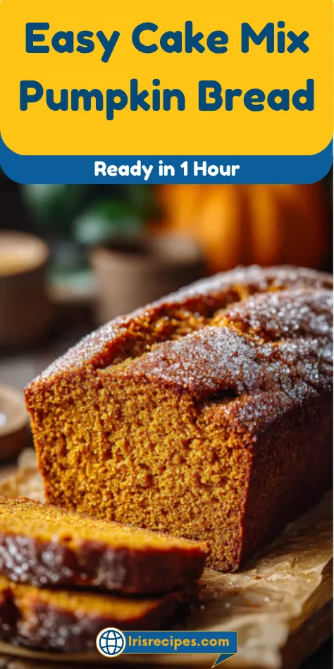 Easy Cake Mix Pumpkin Bread