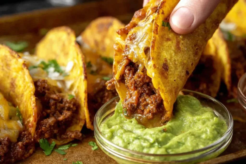 Easy Crispy Baked Beef Tacos (No Frying Required)