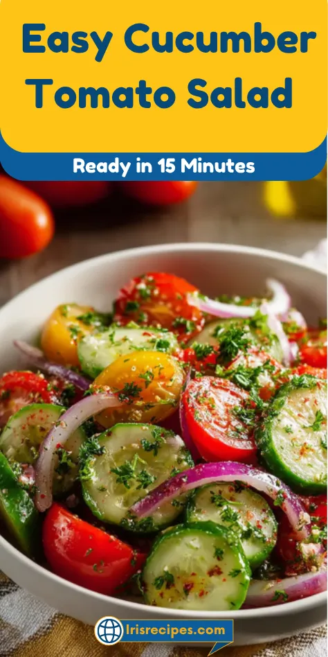Easy Cucumber Tomato Salad