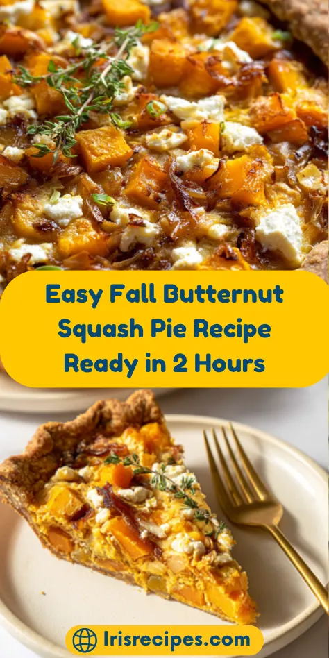 Easy Fall Butternut Squash Pie Recipe - Ready in 2 Hours