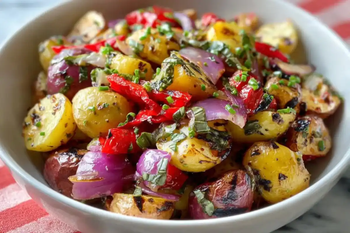 Easy Grilled Lemon Potato Salad in 30 Minutes
