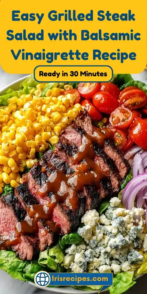 Easy Grilled Steak Salad with Balsamic Vinaigrette Recipe