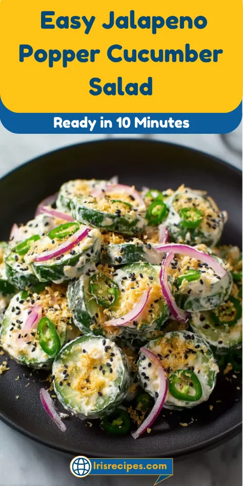 _Easy Jalapeno Popper Cucumber Salad