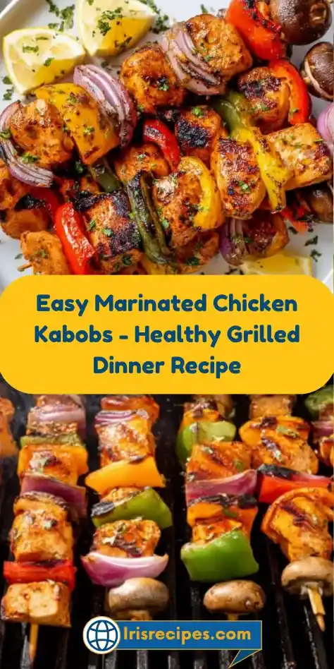 Easy Marinated Chicken Kabobs - Healthy Grilled Dinner Recipe