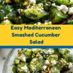 Easy Mediterranean Smashed Cucumber Salad - Fresh & Flavorful in Minutes