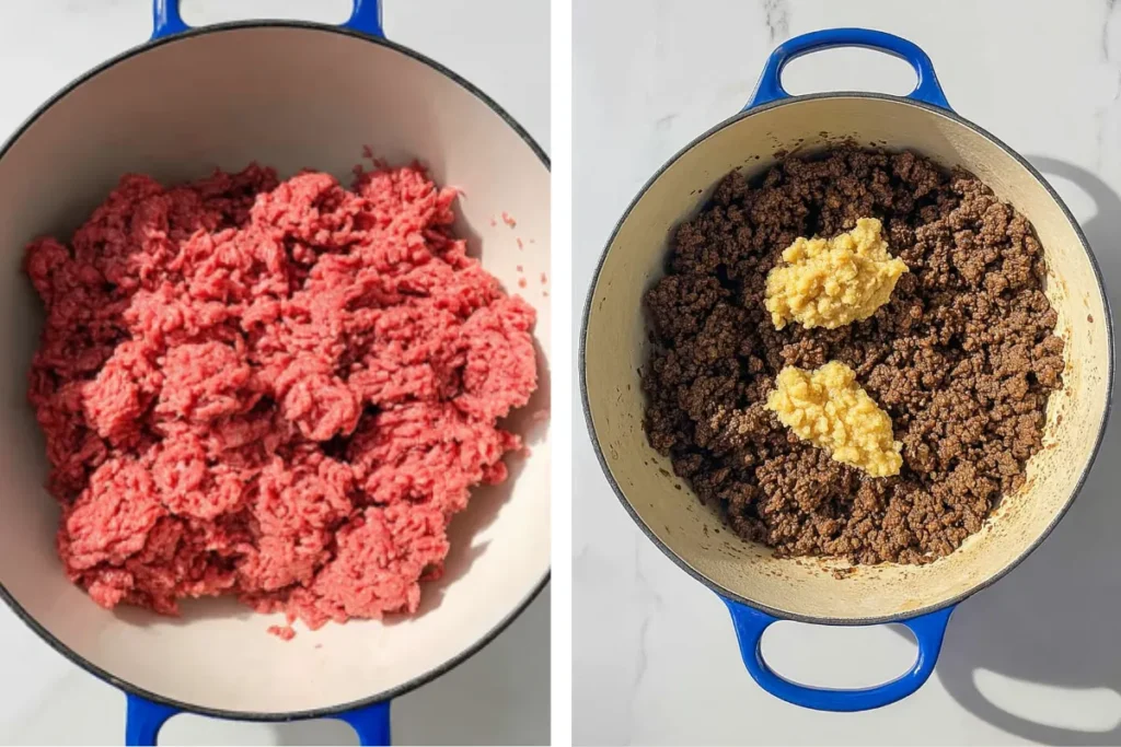 Easy Mongolian Ground Beef Noodles Recipe