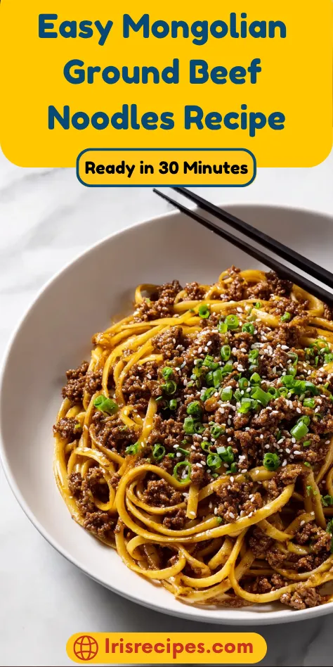 Easy Mongolian Ground Beef Noodles Recipes