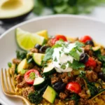 Easy One Pan Taco Skillet Dinner for Busy Weeknights