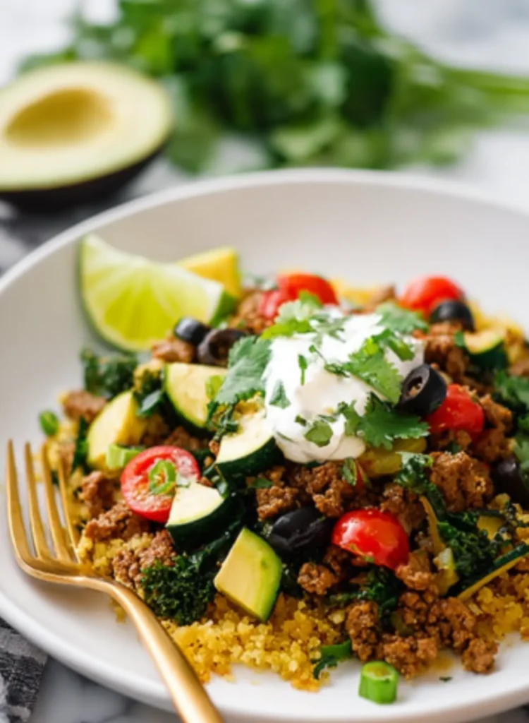 Easy One Pan Taco Skillet Dinner for Busy Weeknights