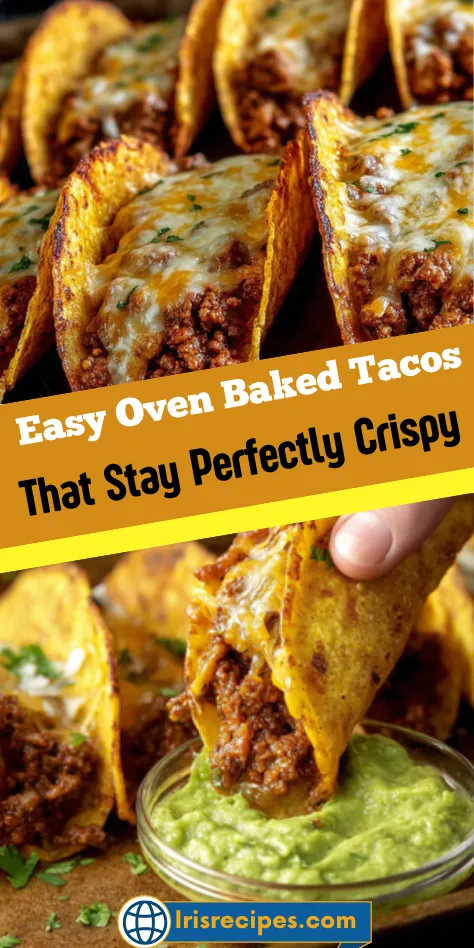 Easy Oven Baked Tacos That Stay Perfectly Crisp