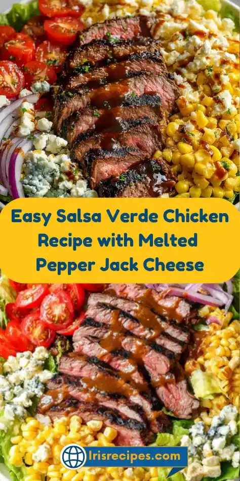 Easy Salsa Verde Chicken Recipe with Melted Pepper Jack Cheese